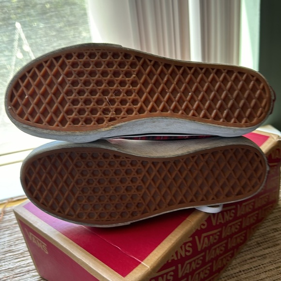 Vans Sk8 Hi Zip Plaid Checkerboard Sneakers - Picture 4 of 4